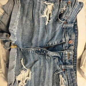 American Eagle Distressed Denim Shorts